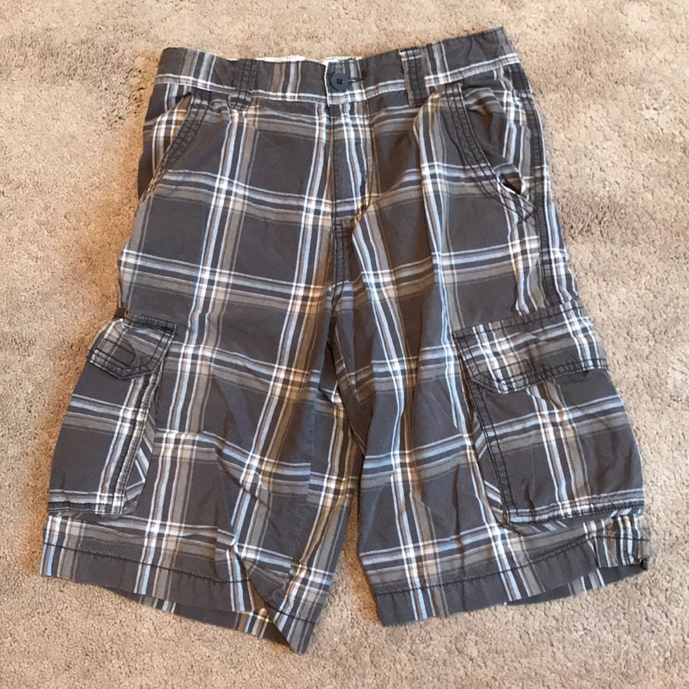 Plaid Khaki Shorts